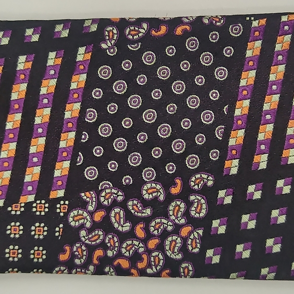 Bruno Marchesi Silk Multi Patterned Tie - Picture 5 of 9